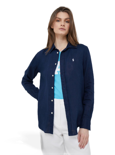 Skjorte Polo by Ralph Lauren Shirt Mørkeblå | 211920516