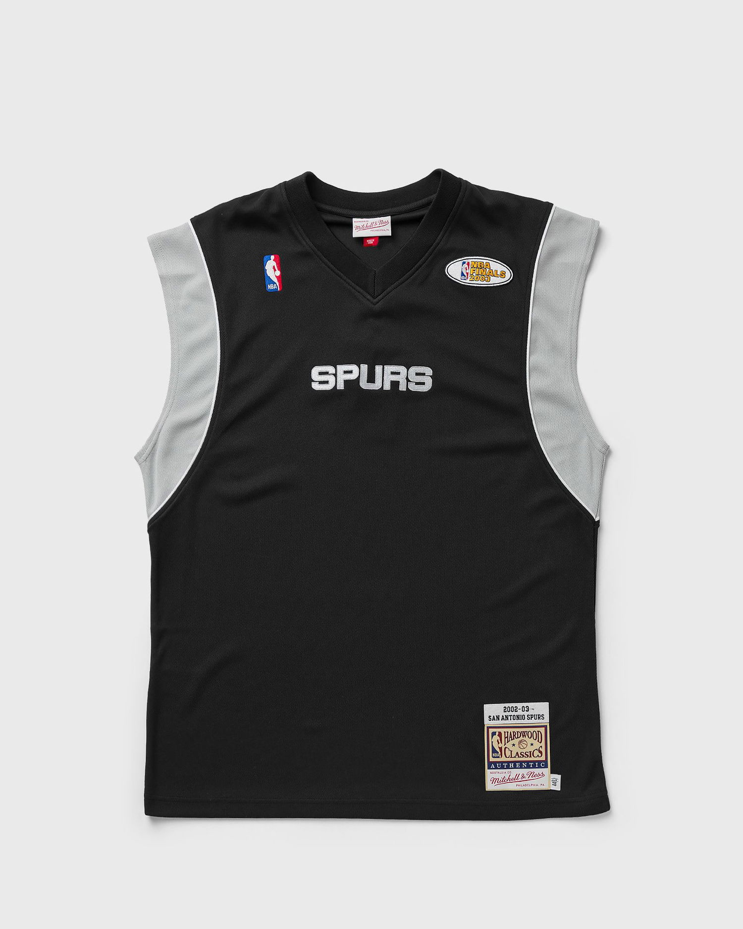 Jersey Mitchell & Ness NBA Authentic Shooting Shirt San Antonio Spurs 2002-03 Sort | ASSH4938-SAS02PPPBLCK, 0