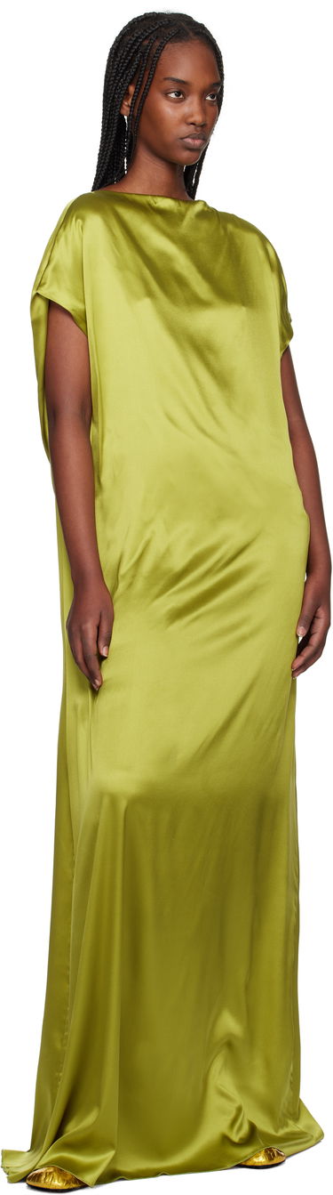 Kjole Dries Van Noten Dries Van Noten Silk Floor Length Dress Grøn | 251-011035-1032, 3