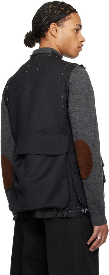 Vest Maison Margiela Maison Margiela Wool Vest Sort | S50FB0109 S44578, 2