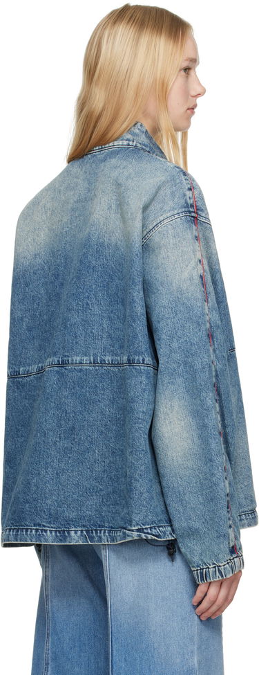 Jakke Diesel D-Krap-S2 Denim Jacket Blå | A16342 0ABCP, 2