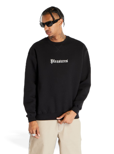 Sweatshirt Pleasures Recipe Crewneck Black Sort | P23F021 BLACK