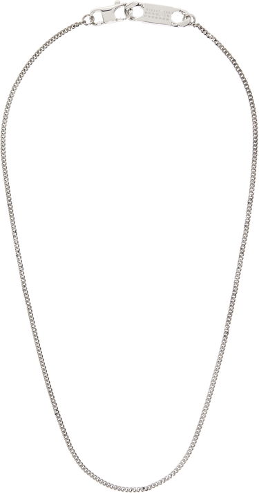 Halskæde Maison Margiela MM6 Maison Margiela Silver Mixed Chain Necklace Metalisk | SM6UU0081 P8371, 0