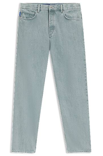 Jeans BOSS Baggy Fit Rigid Denim Jeans Grå | 50541663, 0