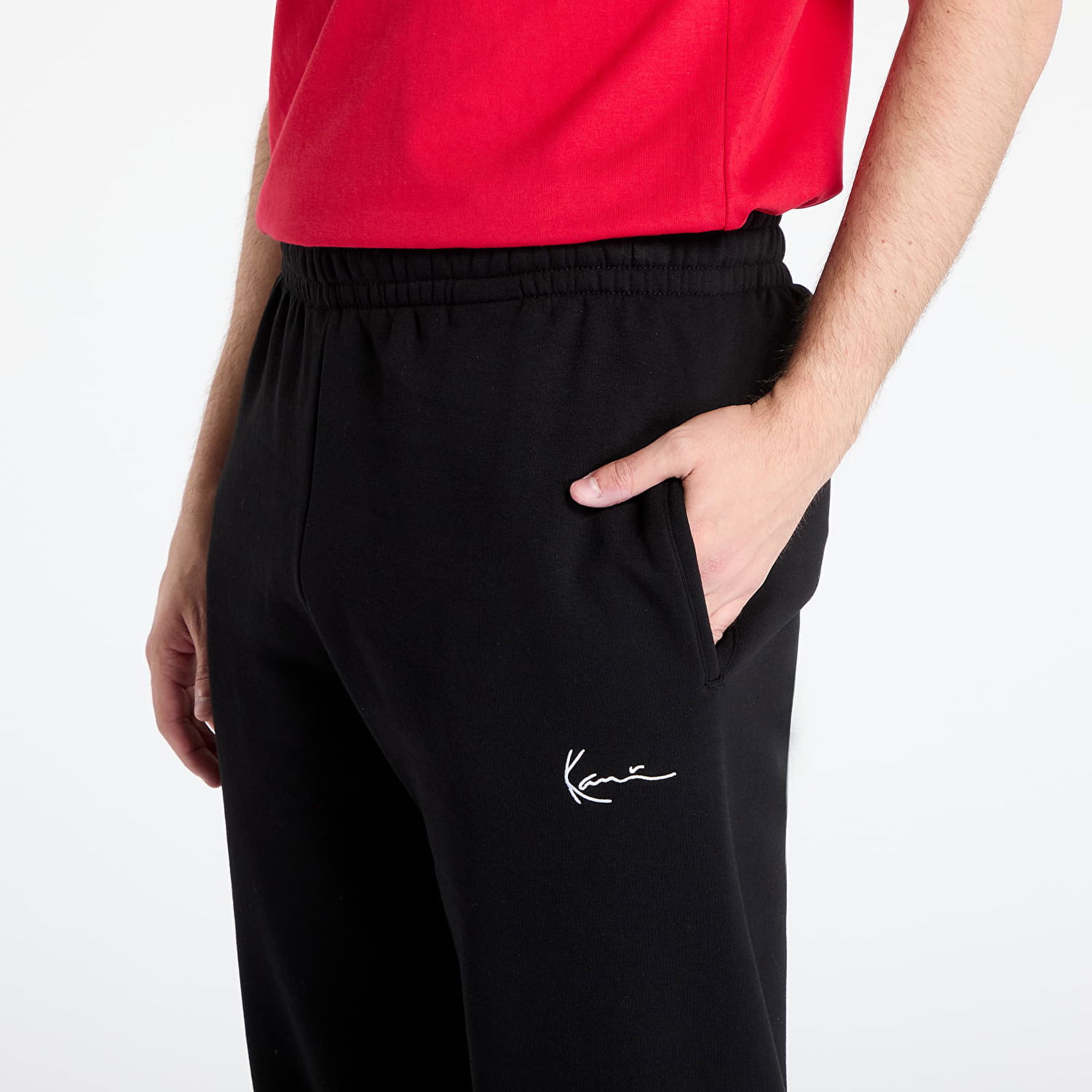 Joggingbukser Karl Kani Karl Kani Small Signature Essential Baggy Sweatpants Sort | 60060035, 1