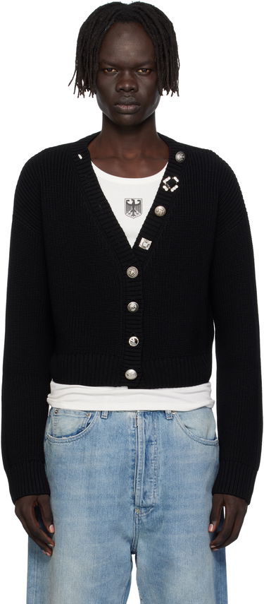 Sweater VETEMENTS VETEMENTS Fancy Button Cropped Cardigan Sort | WH76KN220B, 0