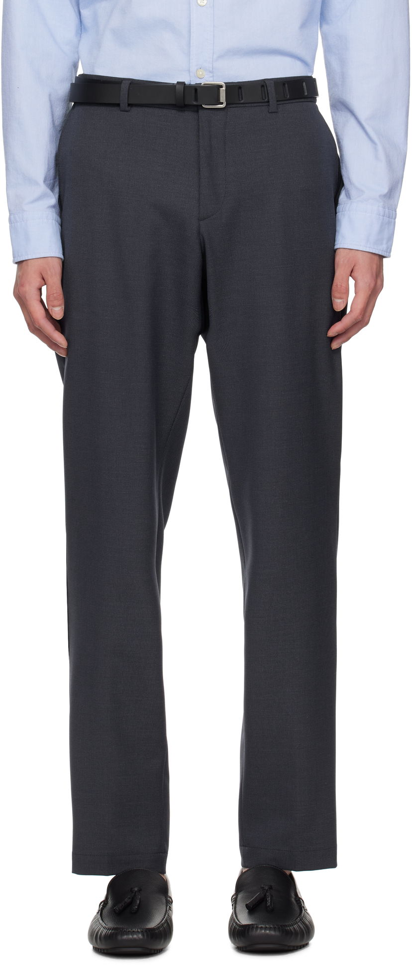 Bukser BOSS BOSS Houndstooth Dressletic Trousers Grå | 50534613