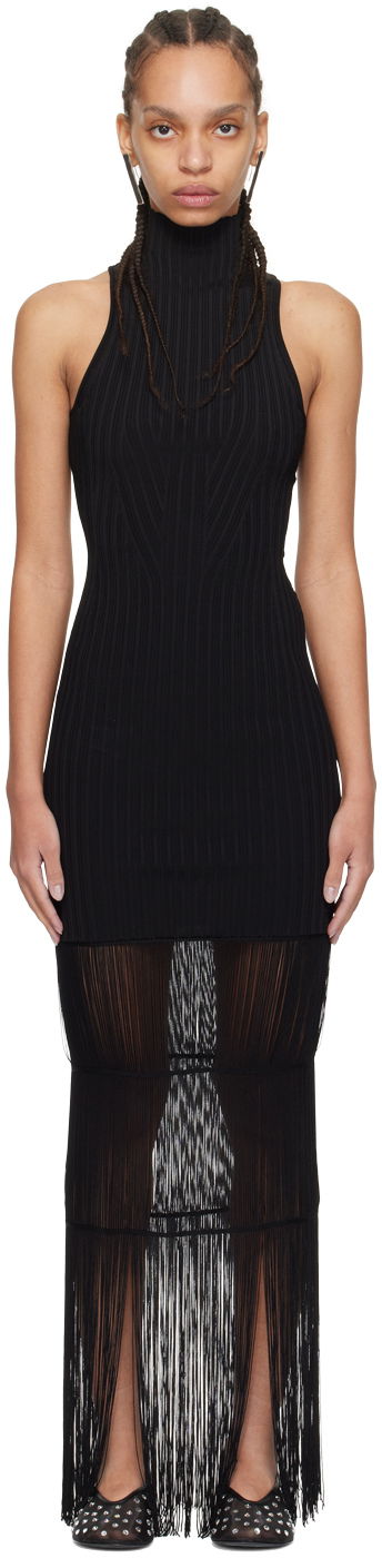 Kjole Khaite Midi Dress Sort | 9557429