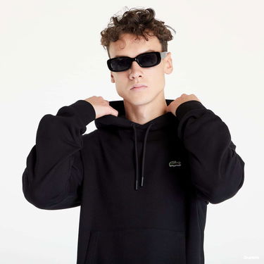 Sweatshirt Lacoste Organic Cotton Hooded Sweatshirt Sort | SH9623-031, 4