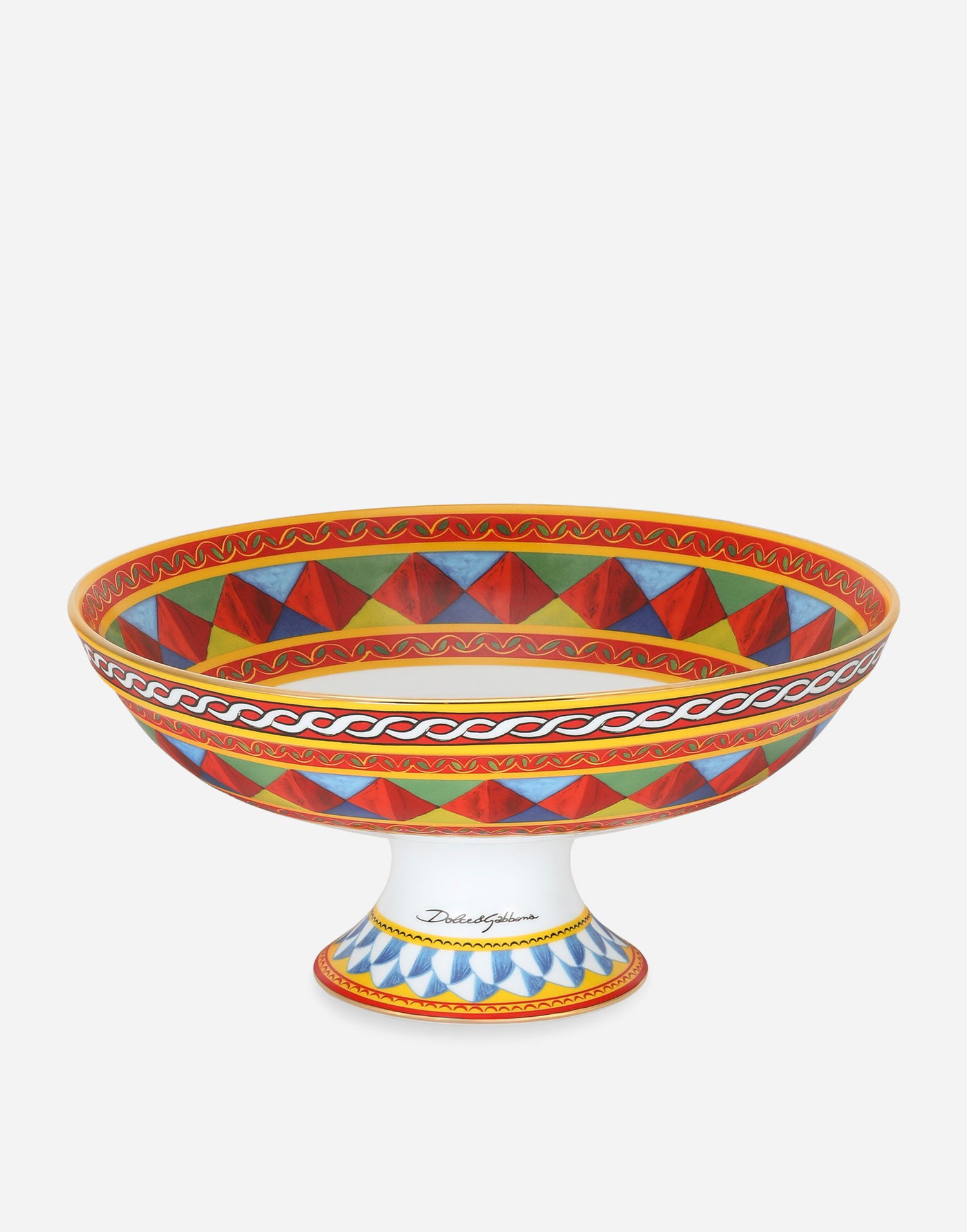 Home decor Dolce & Gabbana Dolce & Gabbana Porcelain Fruit Bowl Flerfarvet | TCC193TCAMSUC032, 1