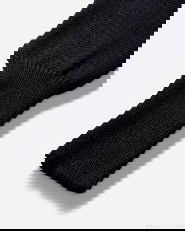 Sweater Junya Watanabe Wool Quarter-Zip Sweater Sort | WP-N902-W25 1, 3