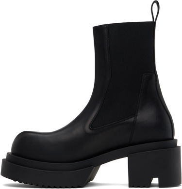Tøj Rick Owens Rick Owens Hollywood Beatle Bogun Chelsea Boots Sort | RU01E5832 LOO, 2