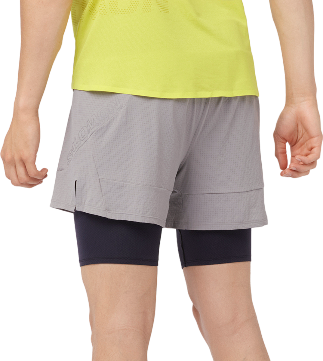 Shorts Salomon SENSE 2IN1 SHORTS M Grå | lc2177200, 1
