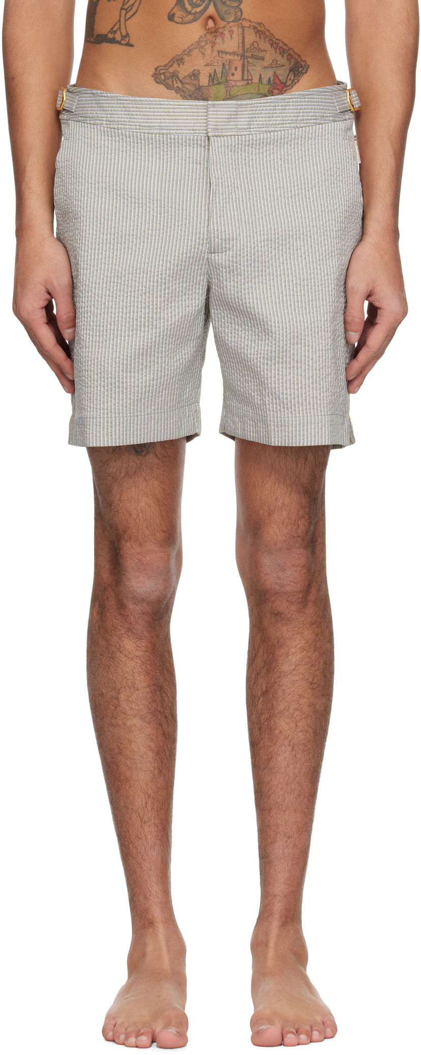 Badetøj Orlebar Brown Orlebar Brown Bulldog Swim Shorts Grå | 280446