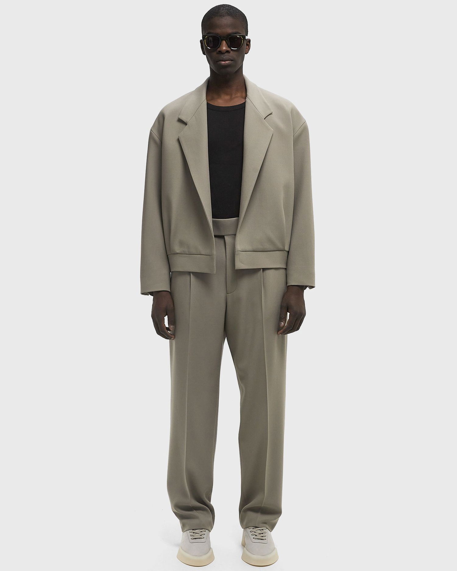 Jakke Fear of God Fear of God Notch Lapel Jacket Windbreaker Size L Grå | FGE260-611GRB-252, 1