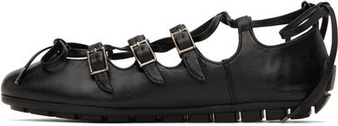 Tøj Simone Rocha Simone Rocha Ghillie Grip Ballerina Flats Sort | BPT2 0777, 2