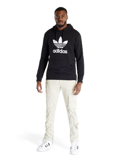 Sweatshirt adidas Originals Adicolor Classics Trefoil Hoodie Sort | IA4883