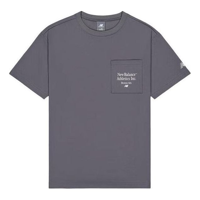 T-shirt New Balance Pocket Graphic T-Shirt Grå | AMT42316-CAS, 0