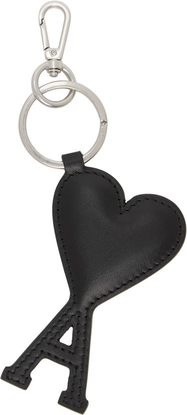 Nøgleringe AMI AMI de Coeur Leather Keychain Beige | UKR915.853, 3