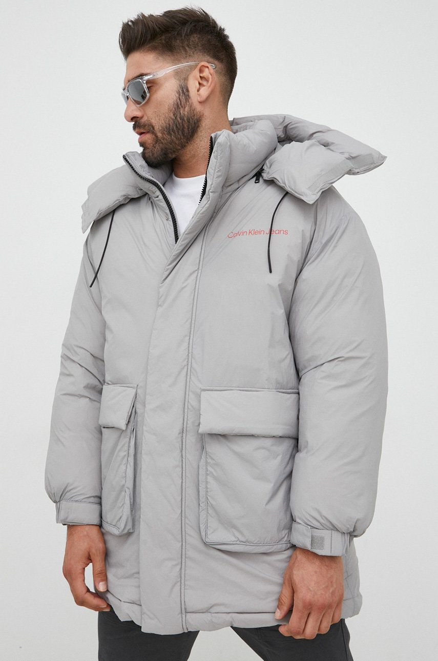Parka CALVIN KLEIN Winter Jacket Grå | J30J321907.9BYY, 0
