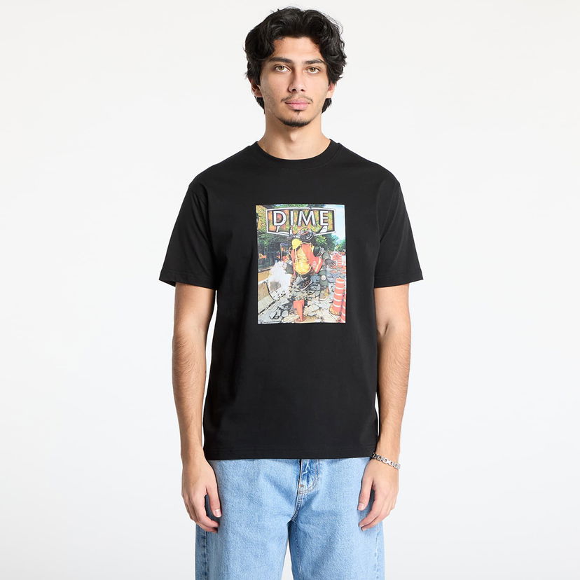 T-shirt Dime DIME Pothole T-Shirt Sort | DIMEHO2461BLK