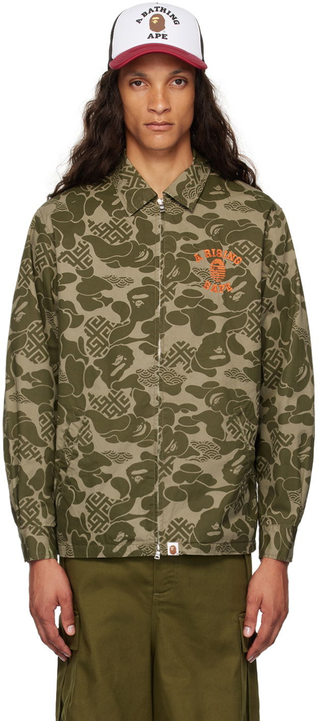 Jakke BAPE BAPE Khaki Asia Camo Jacket Grøn | 001LJK201004M, 0