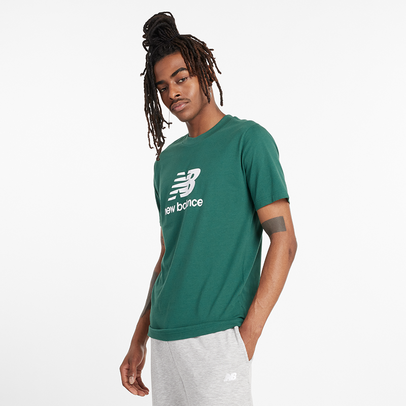 T-shirt New Balance NB T-Shirt With Print Grøn | NBMT41502NWG, 0