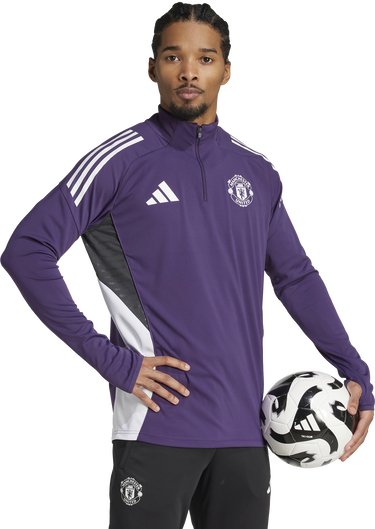 T-shirt adidas Originals Manchester United TR TOP Long Sleeve Training Shirt 2025/26 Lilla | jp3124, 3