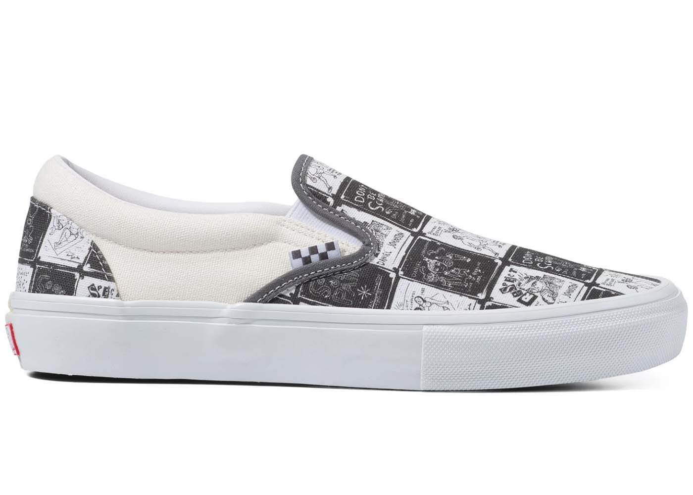 Sneakers og sko Vans Skate Slip-On Daniel Johnston Hi, How are you Hvid | PVN0A5fCAAO7, 0