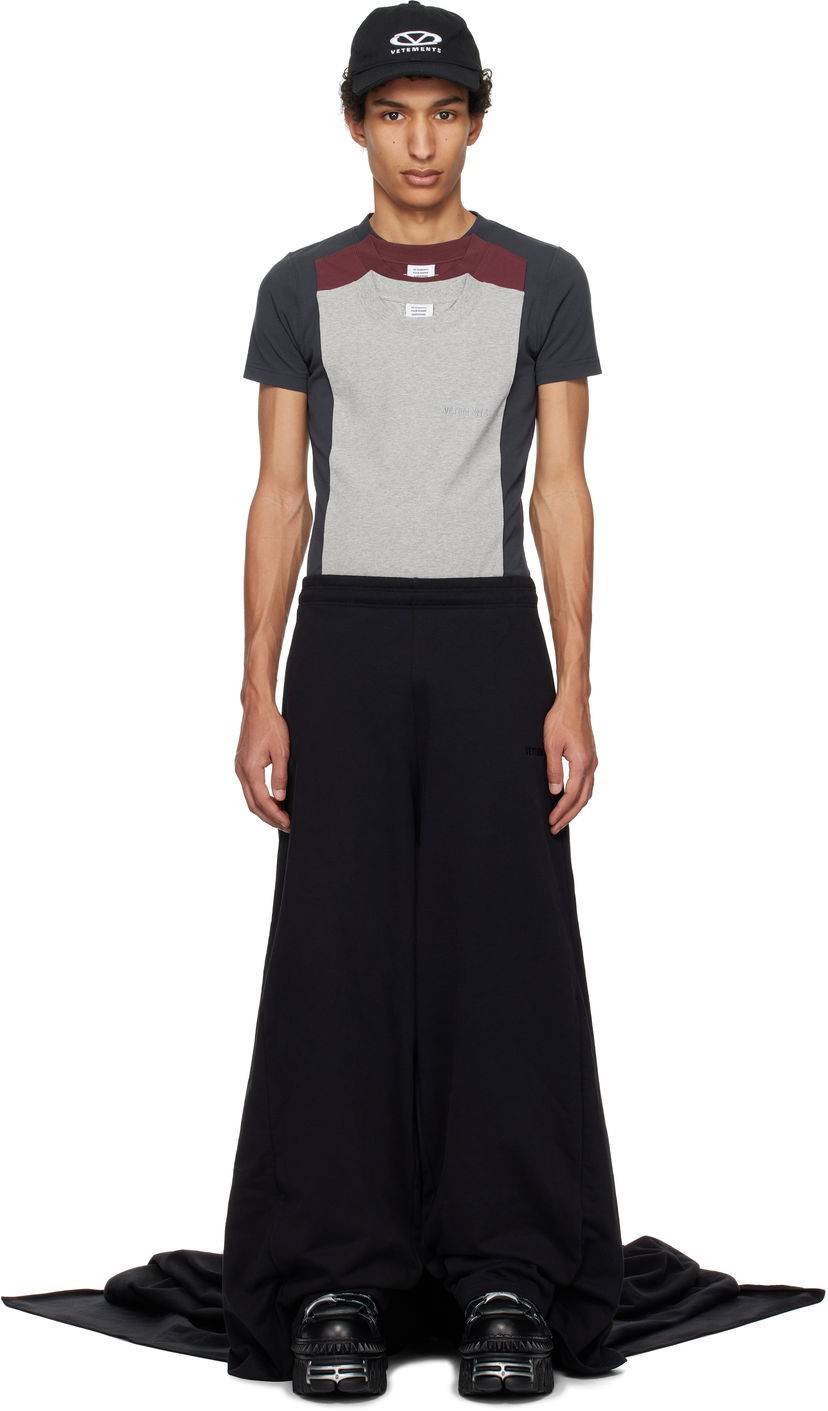 T-shirt VETEMENTS Vetements Runway Train Sweatpants Grå | UA66SP640B