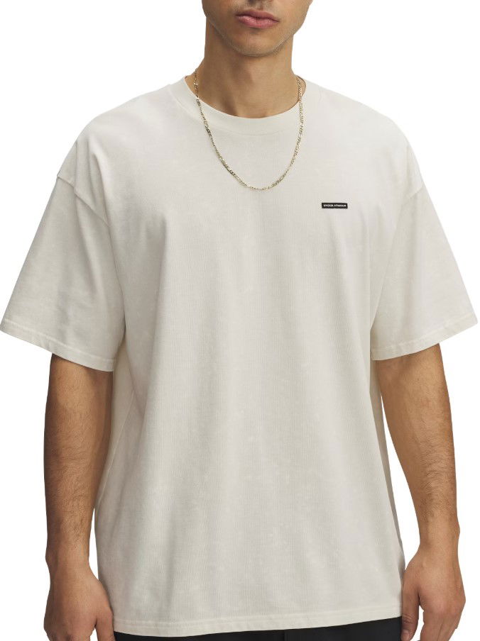 T-shirt Under Armour Under Armour HW OS Logo Wash T-Shirt Hvid | 1389147-279