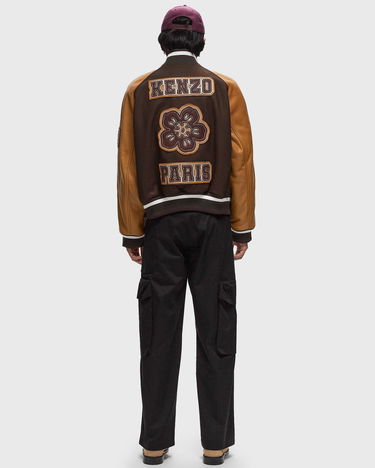 Jakke KENZO BOKE FLOWER VARSITY JACKET men College Brun | FE68BL1459OH.90, 1