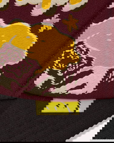 Kasket KAPITAL TH.D.D. Graphic Trucker Cap Bourgogne | K2506XH547 BURGUNDYXBLK, 6