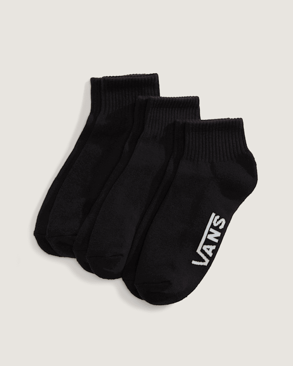 Sokker Vans Classic Quarter Crew Socks (3 Pairs), Size S Sort | VN000QBXBLK, 0