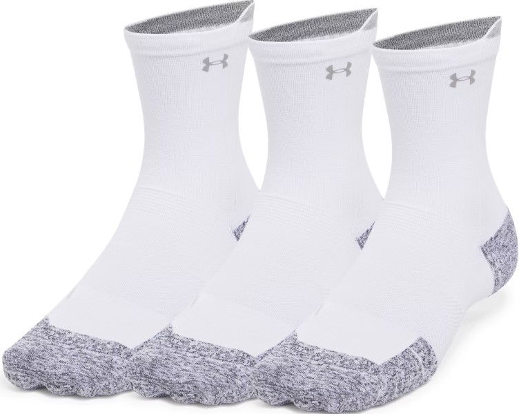 Sokker Under Armour Run Cushion 3-Pack Crew Socks Hvid | 1387043-101, 0