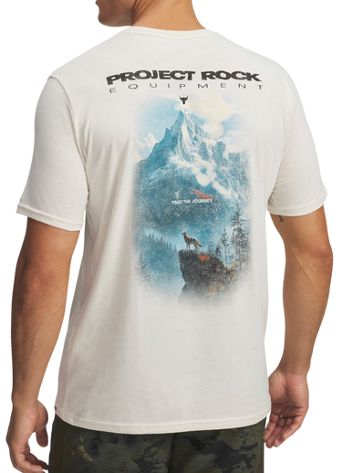 T-shirt Under Armour Project Rock Equipment Short-Sleeve T-Shirt Beige | 6005047-279, 2
