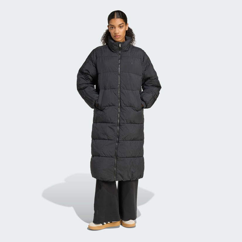 Frakker adidas Performance Adicolor Long Padded Jacket Sort | JX2957
