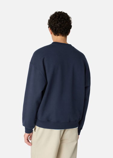 Sweatshirt AXEL ARIGATO Navy Blue Embroidered Sweatshirt Blå | A3000002, 3