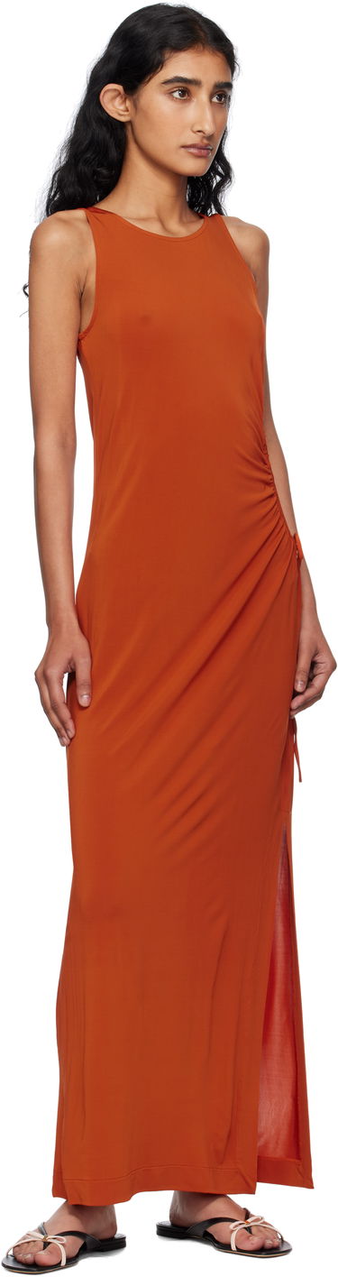 Kjole Max Mara Max Mara Caro Maxi Dress Orange | 2516621049600, 3