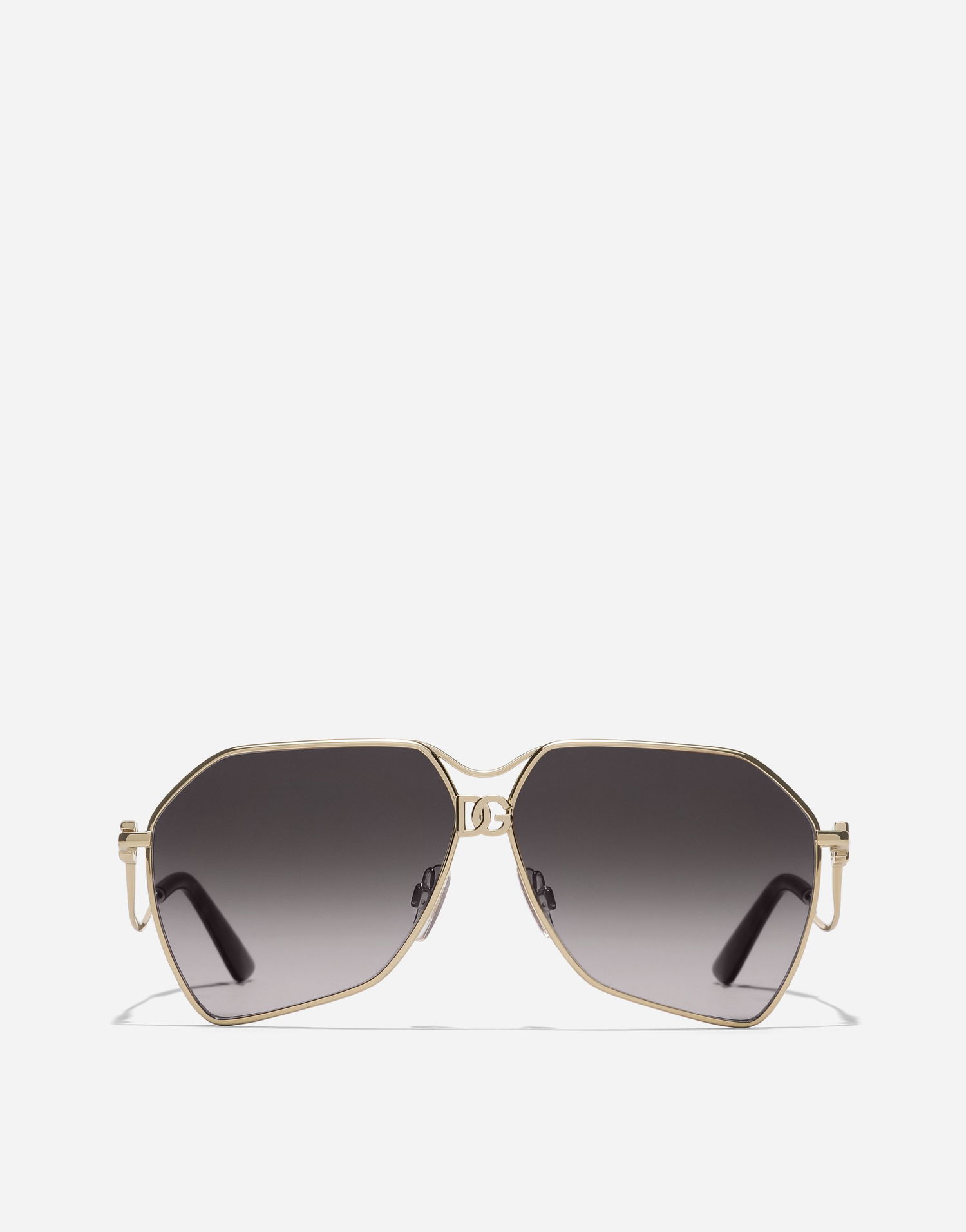 Solbriller Dolce & Gabbana Dg Filo Geometric Metal-Frame Gradient Lens Sunglasses New Arrivals Onesize Metalisk | VG2326VM2799V000, 0