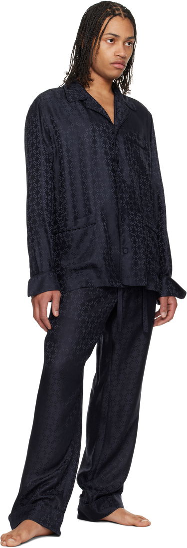 Bukser Givenchy Givenchy Monogram Jacquard Pyjama Pants Sort | BM51J015U4401, 3