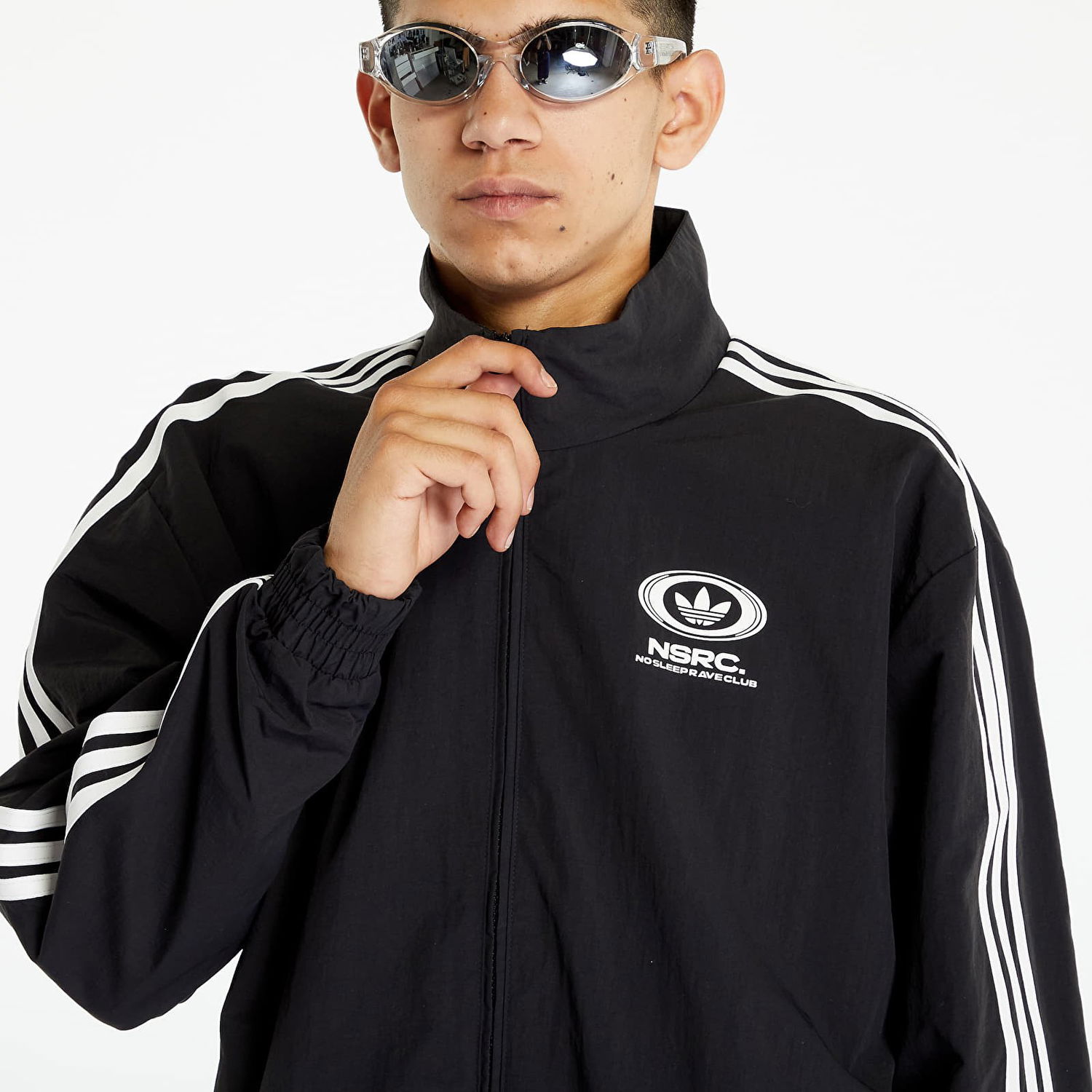 Jakke adidas Originals No Sleep Rave Club NSRC Track Top Sort | IL4969, 1
