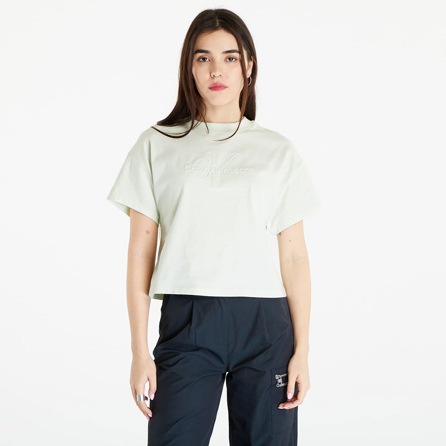 Crop top CALVIN KLEIN Crop Top Grøn | J20J222040 LCE, 0
