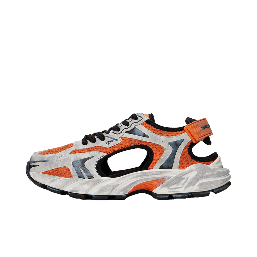 Sneakers og sko HERON PRESTON Block Stepper Sandals "Orange Gray" Orange | HMIA029F23FAB0022005