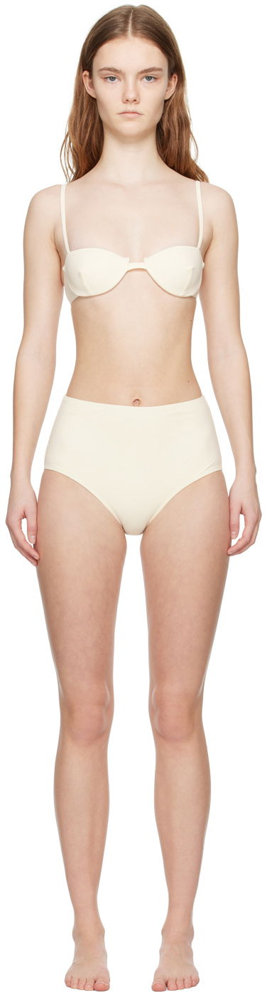 Badetøj TOTEME TOTEME Sweetheart Neck Bikini Beige | 223-881-795 / 223-889-795