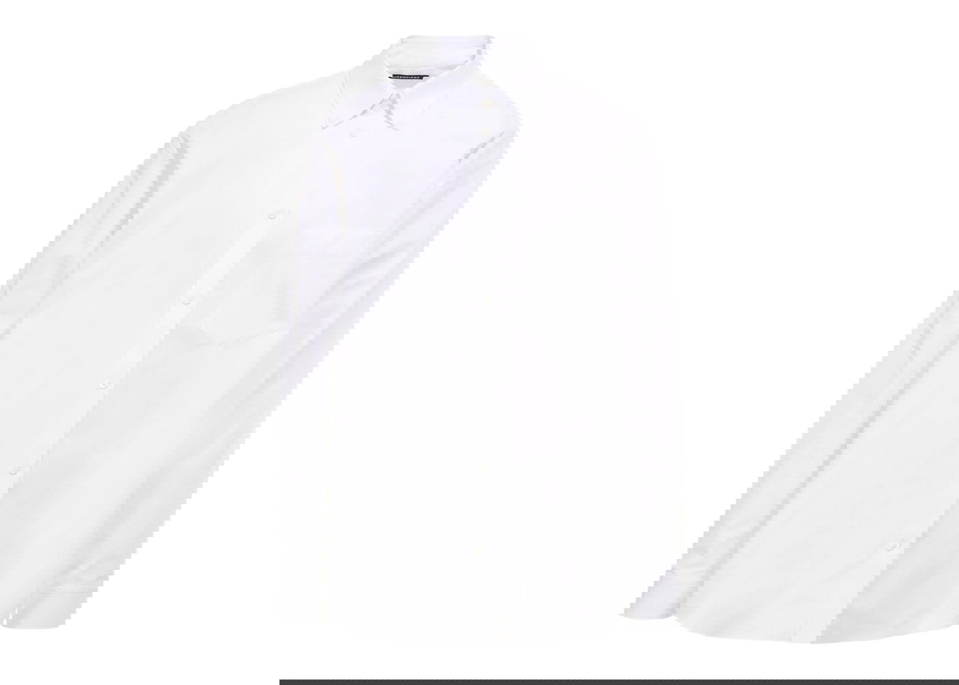 Skjorte Balenciaga Sponsor Logo Shirt Hvid | 642291TYB189000, 0