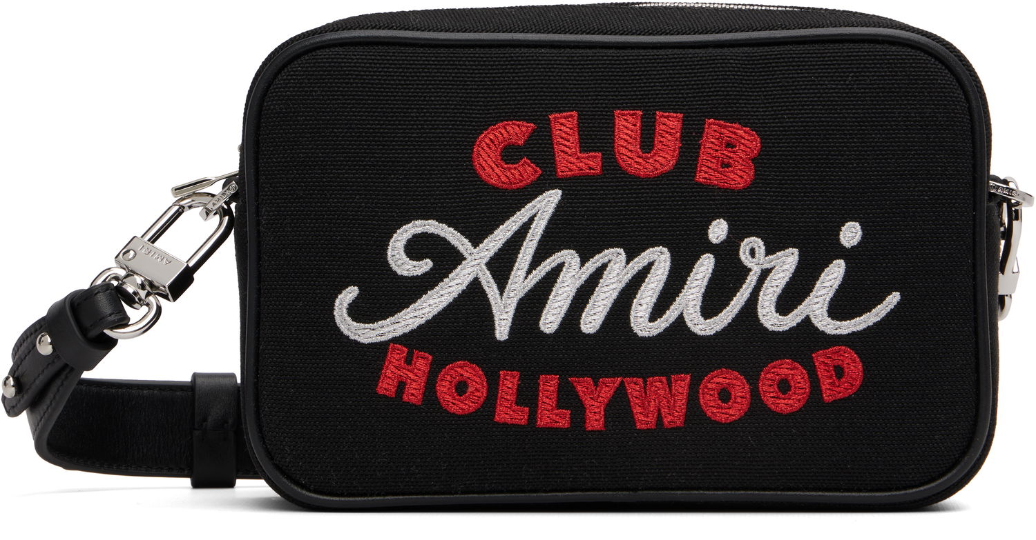 Skuldertaske AMIRI AMIRI 'Club' Camera Bag Sort | AMBGCM1030, 0