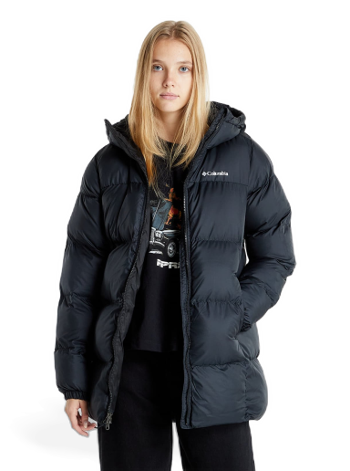 Jakke Columbia Puffect™ Mid Hooded Jacket Sort | 1864791010