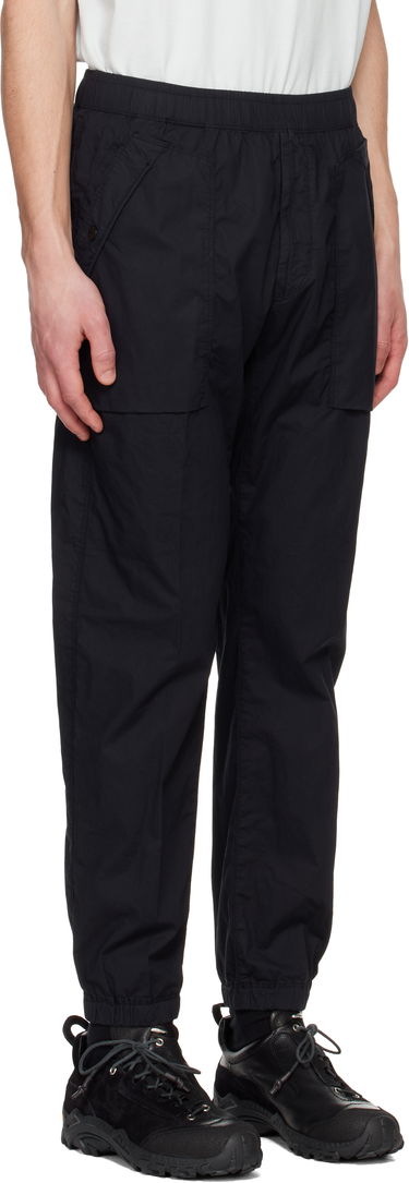 Cargo bukser Stone Island Stone Island Stretch Cotton Tela Paracadute Sweatpants Sort | K1S15 3100017 S0003, 1