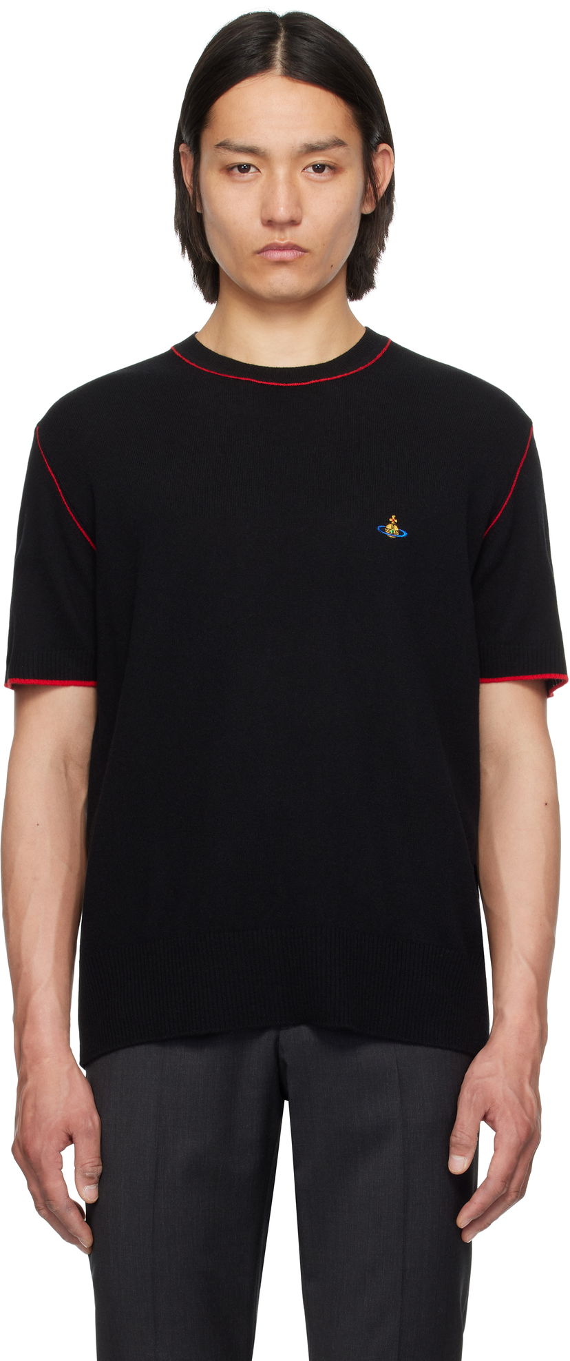 Sweater Vivienne Westwood Vivienne Westwood Alex T-Shirt Sort | 27010013-Y0037-